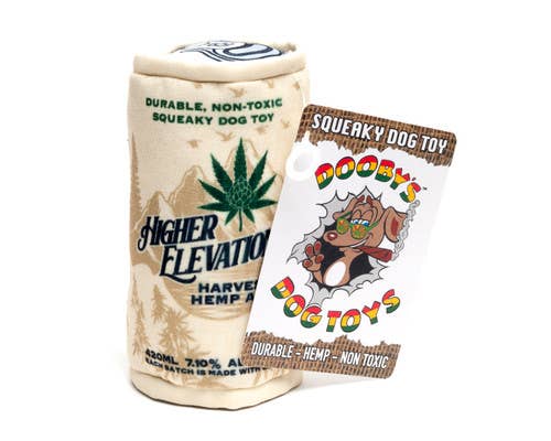 Dooby's Dog Toys - Higher Elevation Harvest Hemp Ale Dog Toy - Dog.Dog.Cat.