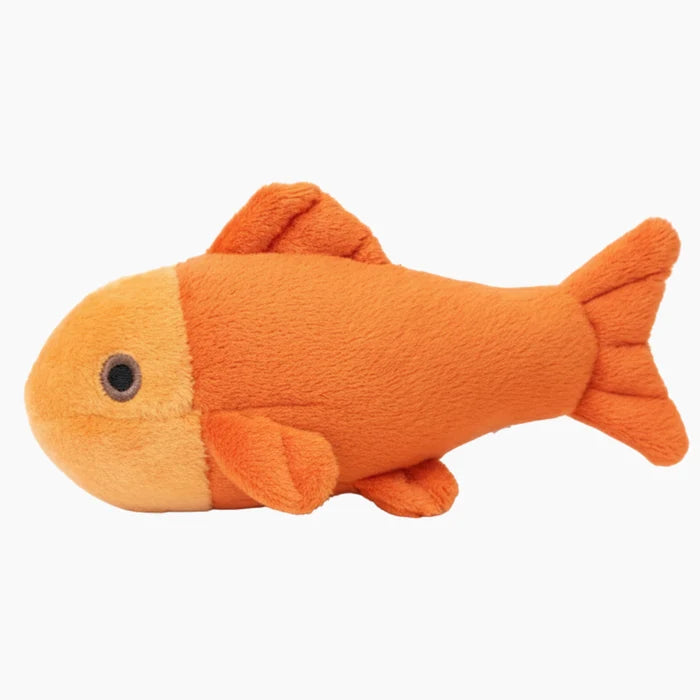 Goldie Fish Hush Fluff Plush Dog Toy by Fluff & Tuff - Dog.Dog.Cat.