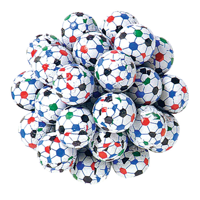Madelaine Milk Chocolate Foiled Soccer Balls Candy - 5 LB