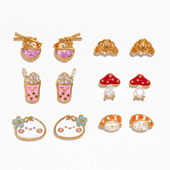 Magical Mushroom Studs
