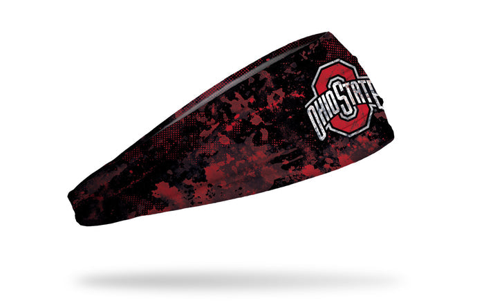 Ohio State: Grunge Black Big Bang Lite Headband - View 2