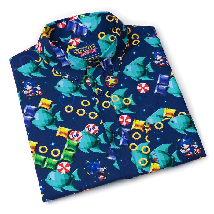 RSVLTS Sonic Short Sleeve Shirt Sonic "Spinning Maze Mayhem" – KUNUFLEX Short Sleeve Shirt Sonic "Spinning Maze Mayhem" – KUNUFLEX Short Sleeve Shirt