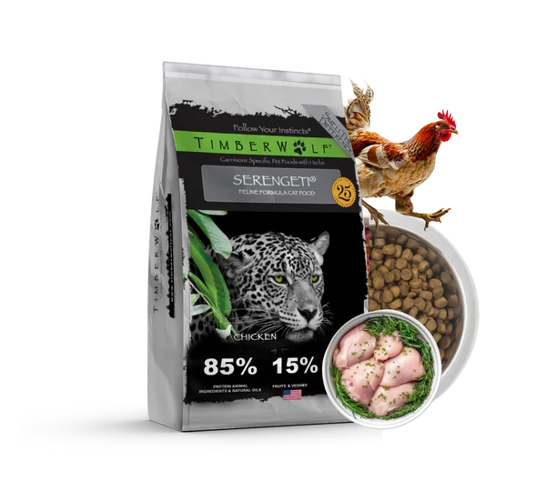 Timberwolf Wild & Natural Legends Dry Cat Food | Grain-Free | High Protein | 3 Flavors | All Life Stages - Dog.Dog.Cat.