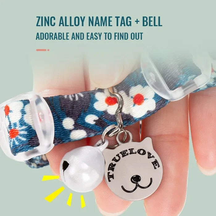 TrueLove Floral Cat Collar TLC5312 Premium Floral Collection Stylish Pet Accessory - Dog.Dog.Cat.
