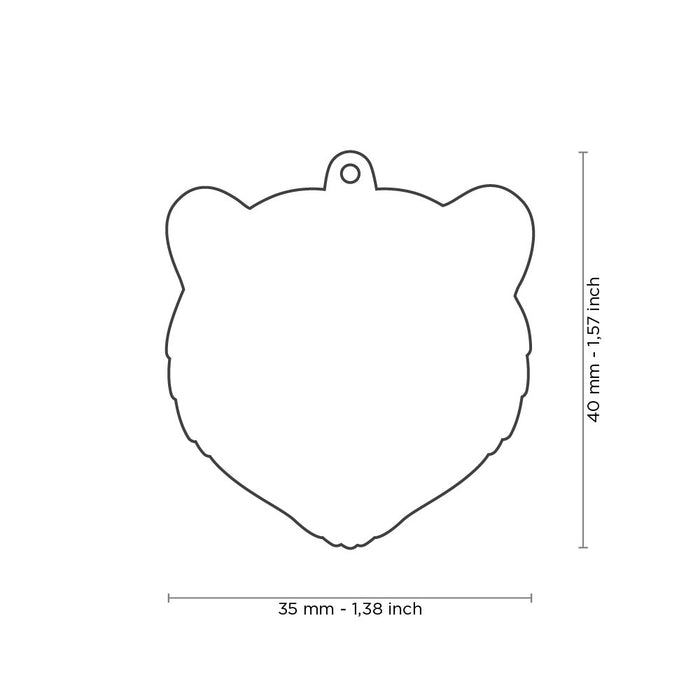Wild Bear ID Tag - MyFamily - Dog.Dog.Cat.