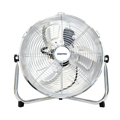12" and 16" Three-Speed Electric Metal Floor Fan