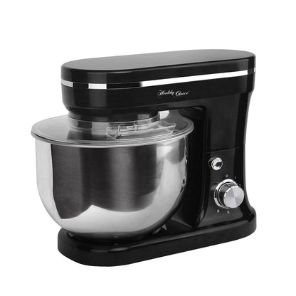 1200W Mix Master 5L Kitchen Stand Mixer w/Bowl/Whisk/Beater - Black-#product_category#-Home Living Store