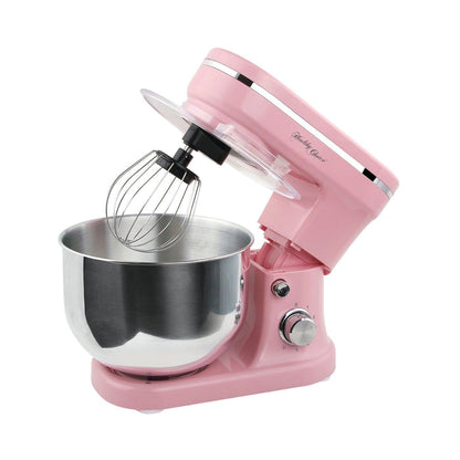 1200W Mix Master 5L Kitchen Stand Mixer w/Bowl/Whisk/Beater - Pink-#product_category#-Home Living Store