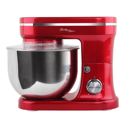 1200W Mix Master 5L Kitchen Stand Mixer w/Bowl/Whisk/Beater - Red-#product_category#-Home Living Store