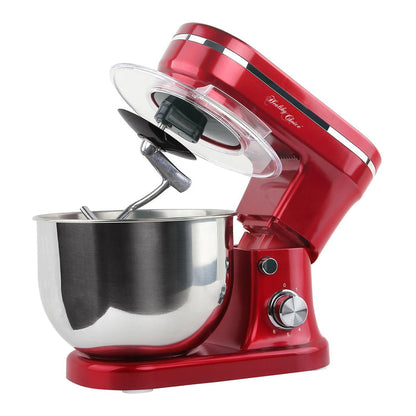 1200W Mix Master 5L Kitchen Stand Mixer w/Bowl/Whisk/Beater - Red-#product_category#-Home Living Store