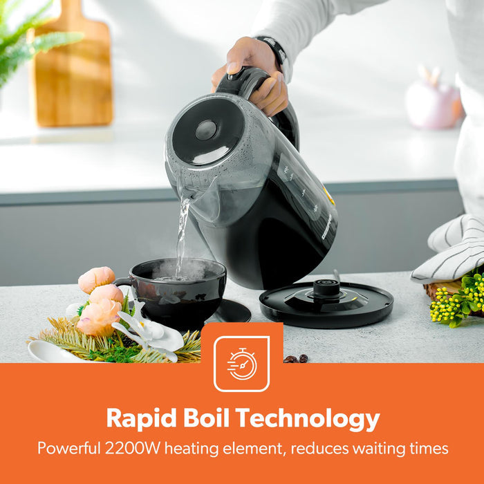 2 Slice Toaster & Illuminating LED Electric Kettle Set
