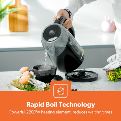 2 Slice Toaster & Illuminating LED Electric Kettle Set