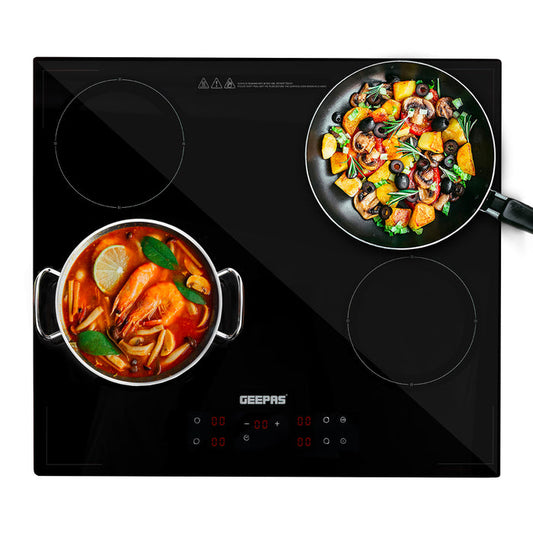 4-Burner Smart Digital Control Built-In Infrared Hob