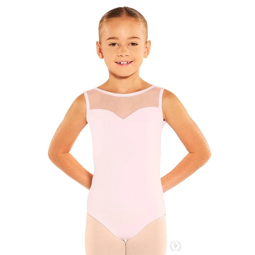 41229C Child Sweetheart Mesh Tank Leotard