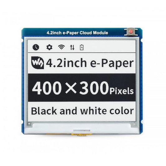 4.2" E-Paper Cloud Module with WiFi (400×300) [Discontinued] by Waveshare - The Pi Hut
