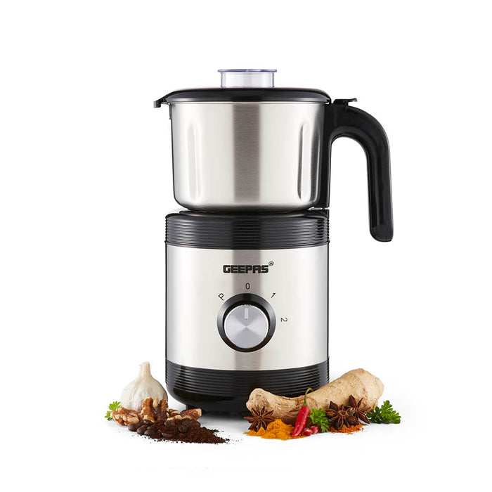 450W Electric Stainless Steel Wet & Dry Spice Grinder