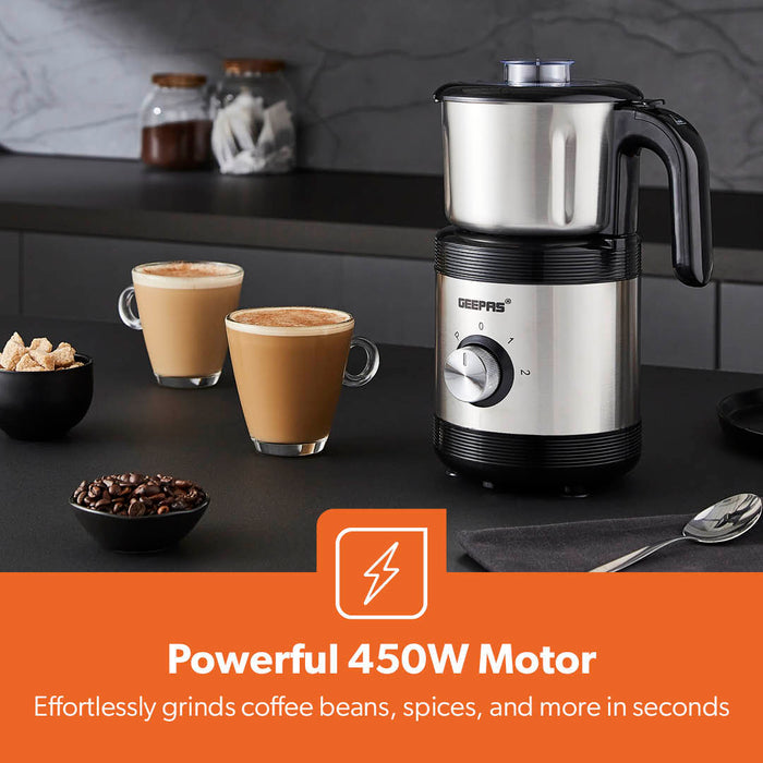 450W Electric Stainless Steel Wet & Dry Spice Grinder