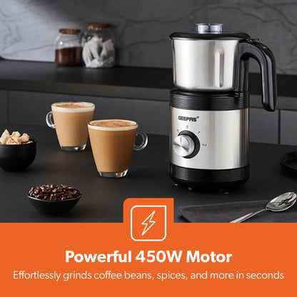450W Electric Stainless Steel Wet & Dry Spice Grinder