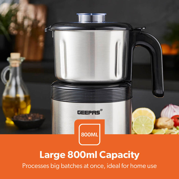 450W Electric Stainless Steel Wet & Dry Spice Grinder