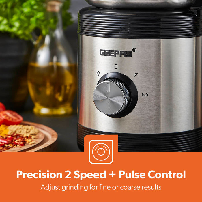 450W Electric Stainless Steel Wet & Dry Spice Grinder
