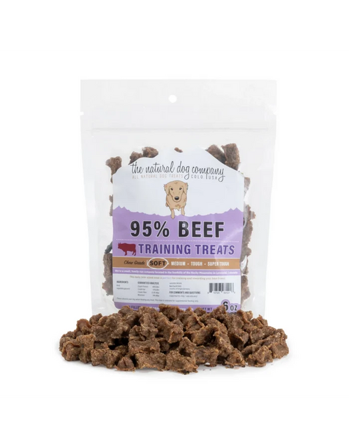 95% Meat Training Bites-Beef Bites : 6 oz. - Dog.Dog.Cat.