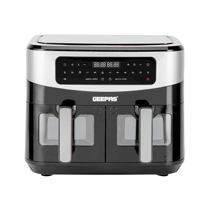 9L Twin XL Vortex Dual Basket Air Fryers Rapid - Digital Touchscreen