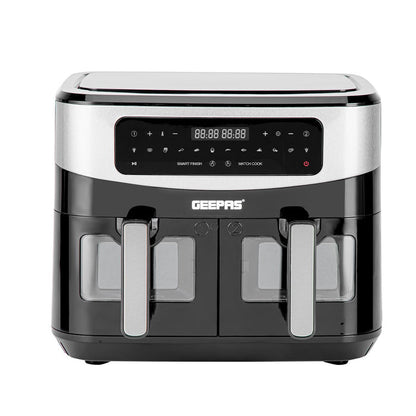 9L Twin XL Vortex Dual Basket Air Fryers Rapid - Digital Touchscreen