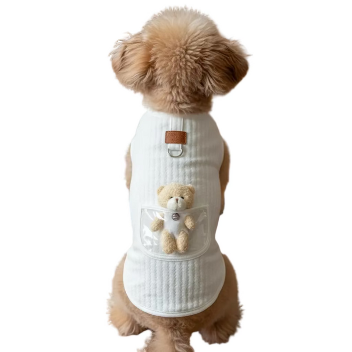 Dog Vest Teddy Bear Onboard - Dog.Dog.Cat.