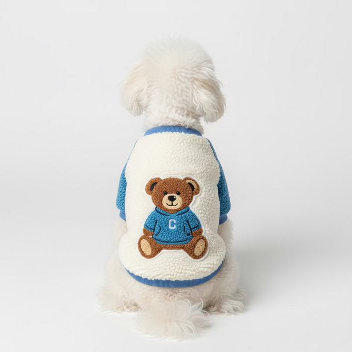 C Fuzzy Teddy Bear Sweater - Dog.Dog.Cat.