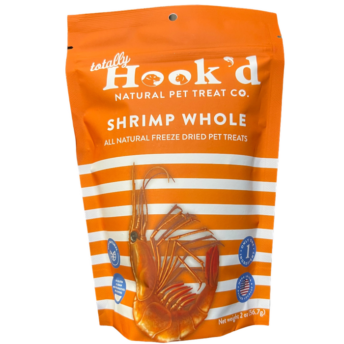 Totally Hook'd Freeze Dried Whole Shrimp - Dog.Dog.Cat.