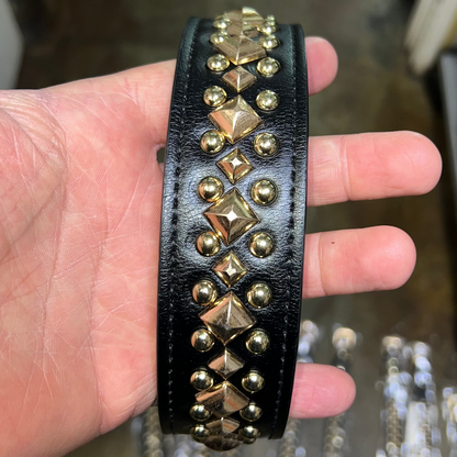 Rivet Studded Dog Collar - Dog.Dog.Cat.