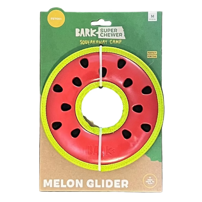 Bark Super Chewer Melon Med/Lrg Glider Dog Toy - Dog.Dog.Cat.