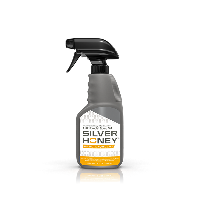 Pet Palette Distribution - Absorbine Pet - Silver Honey Hot Spot & Wound Spray 8 fl oz - Dog.Dog.Cat.
