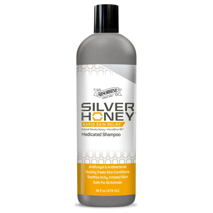 Pet Palette Distribution - Absorbine Pet - Silver Honey Rapid Relief Medicated Shampoo - Dog.Dog.Cat.