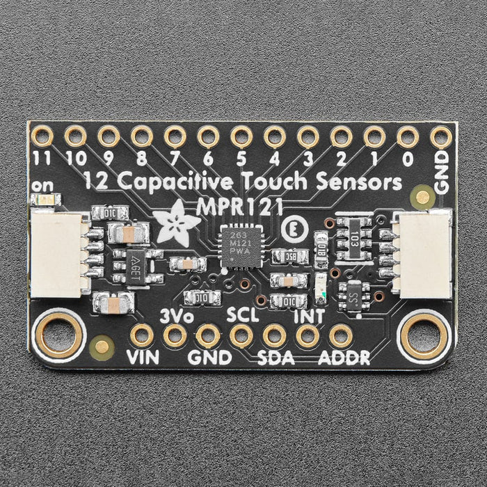 Adafruit 12-Key Capacitive Touch Sensor Breakout - MPR121 (STEMMA QT) by Adafruit - The Pi Hut