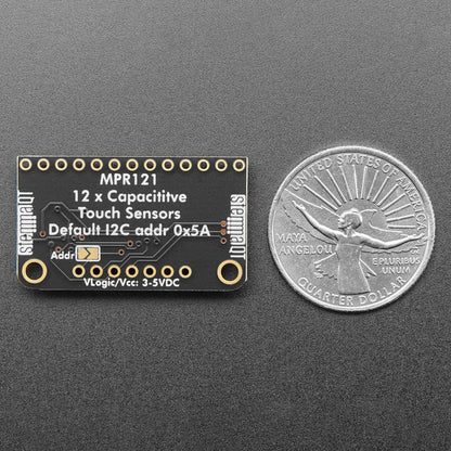 Adafruit 12-Key Capacitive Touch Sensor Breakout - MPR121 (STEMMA QT) by Adafruit - The Pi Hut