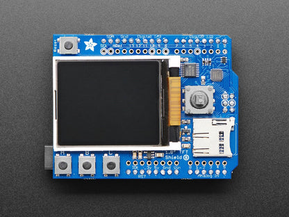 Adafruit 1.8" Color TFT Shield w/microSD and Joystick (v 2) by Adafruit - The Pi Hut