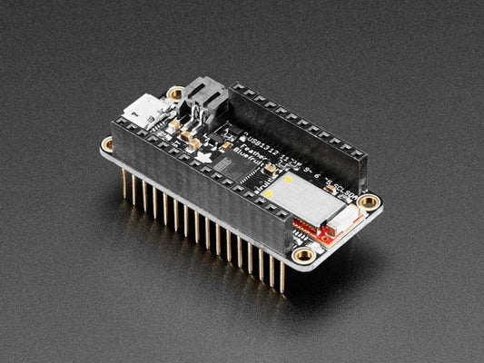 Adafruit Feather 32u4 Bluefruit LE with Stacking Headers (Assembled) by Adafruit - The Pi Hut