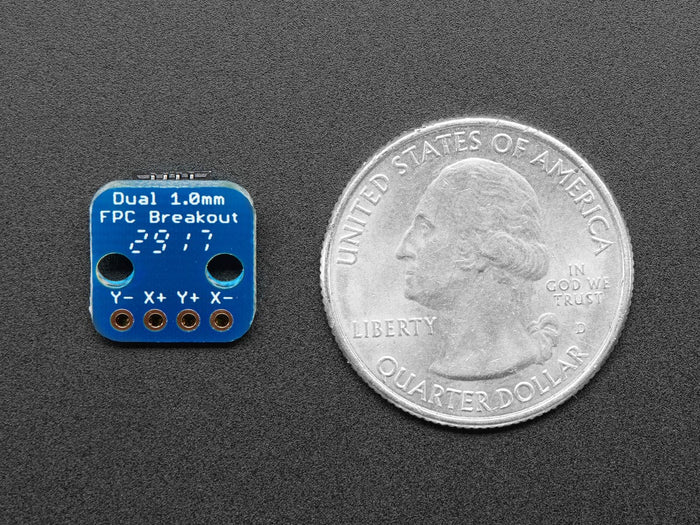 Adafruit Touch Screen Breakout Board for 4 pin 1.0mm FPC by Adafruit - The Pi Hut