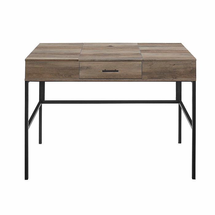 ADEPT Modern Desk in Rustic Oak Finish by Urban Style-#product_category#-Home Living Store