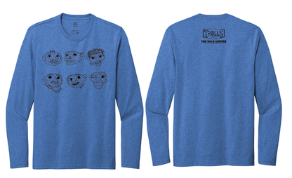 Adult Troll Heads Long Sleeve Shirt