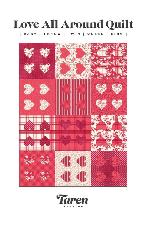 pink heart quilt