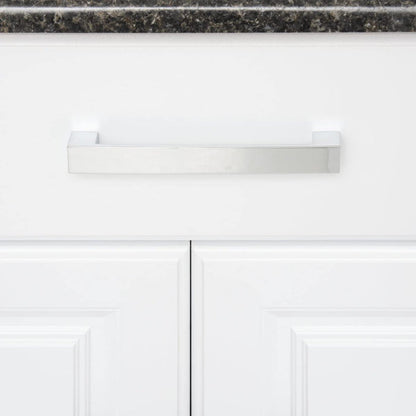 Amazon Basics Short Modern Cabinet Pull Handle 10-Pack Satin Nickel
