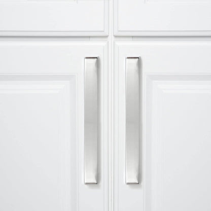 Amazon Basics Short Modern Cabinet Pull Handle 10-Pack Satin Nickel
