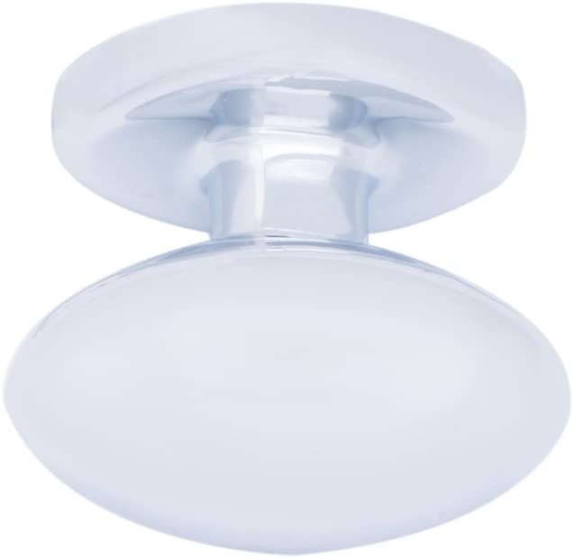AmazonBasics Football Cabinet Knob 1.38in Diameter Polished Chrome 10Pack