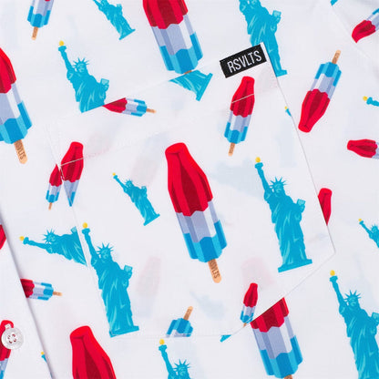 RSVLTS RSVLTS Short Sleeve Shirt America Pops & Freedom – KUNUFLEX Short Sleeve Shirt (Legends Edition) America Pops & Freedom – KUNUFLEX Short Sleeve Shirt (Legends Edition)