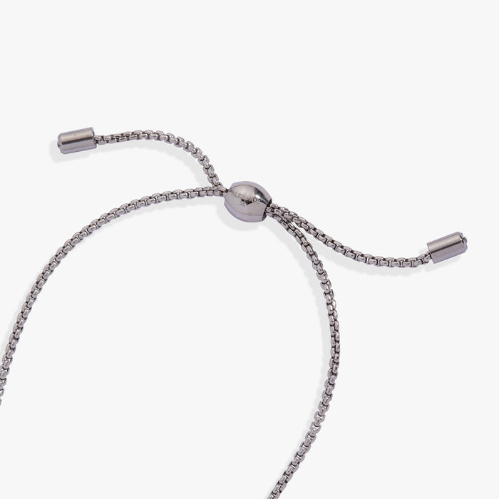 April Everyday Birthstone Pave Bolo Bracelet