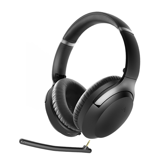Aria Pro Bluetooth 5.0 HD Headphones with ANC and detachable boom mic
