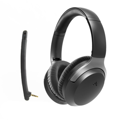Aria Pro Bluetooth 5.0 HD Headphones with ANC and detachable boom mic