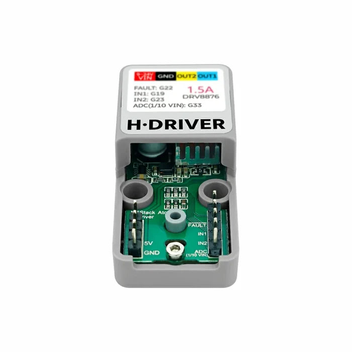 ATOMIC H-Bridge Driver Base (DRV8876) - m5stack-store